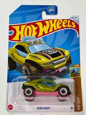 Hot Wheels Dune Daddy HW Dirt 5/10 Off-Road Diecast Car 1:64 Scale 2023 Goodyear